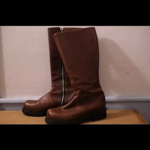 John Fluevog US11 Burgundy Women's f-shoes boots